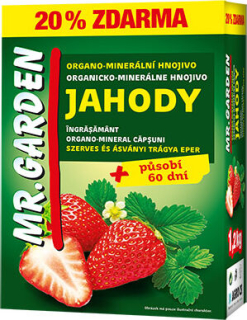 Mr. Garden organo-minerálne hnojivo Jahoda 1,2 kg